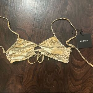 Beginning Boutique Undercover Brown Bikini Top